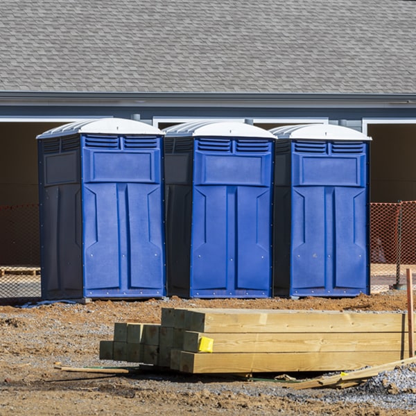 what is the cost difference between standard and deluxe porta potty rentals in Woodside Delaware